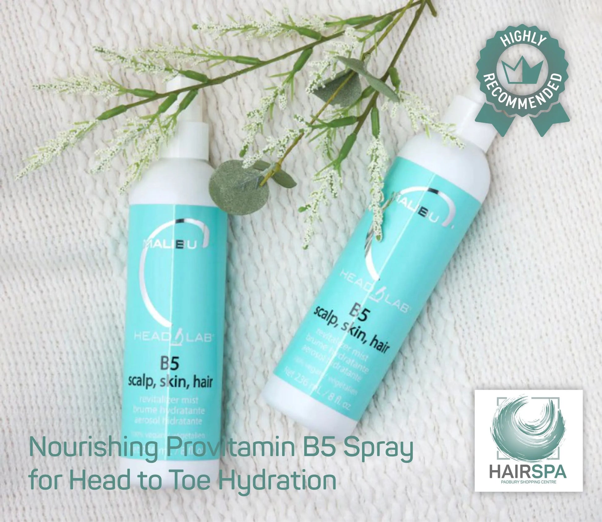 MALIBUC - B5 Scalp, Skin, Hair Revitalizer Mist - Hairspa