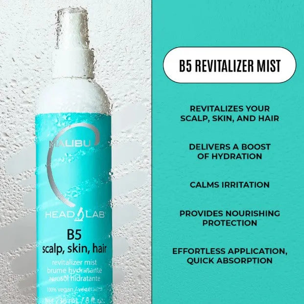 MALIBUC - B5 Scalp, Skin, Hair Revitalizer Mist, Hairspa